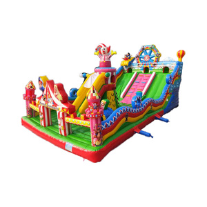 Sân thương mại Nhà bị trả lại chướng ngại vật bơm hơi lâu đài bouncy trượt lớn cho lứa tuổi 3-6,8-12, nhà nhảy ngoài trời - Product Image 2