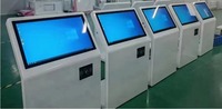 Kiosque interactif tout-en-un avec écran tactile LCD pour affichage numérique Android, service libre, sur pied