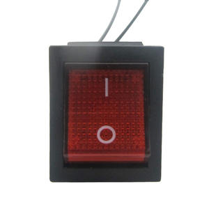Interrupteur de pulvérisateur électrique 12V rouge à 2 broches avec cordon pour accessoires de pulvérisateurs agricoles - Product Image 1
