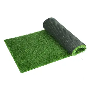 Karpet rumput hijau buatan luar ruangan kandang rumput taman kanak-kanak