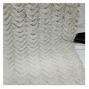 Tecido de pelúcia ecológico de alta qualidade para cabelo de coelho 100% poliéster, tecido de coelho Microsoft, disponível a preço confiável