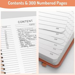 Custom Waterproof <b>Leather</b> <b>A4</b> Hardcover Thread Sewing Journal Weekly Planner for School Gift - Product Image 2