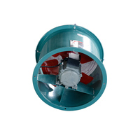 Ventilateur axial 220V AC monophasé, ventilateur de ventilation industriel tubulaire en acier galvanisé pour les distributeurs et les grossistes