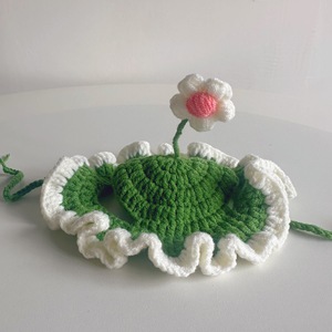 New Cute Pet <b>Hat</b> for Chickens & <b>Cats</b>-Yarn Weaving Holiday Outfit Comfortable Stylish Design for Birthday & Christmas - Product Image 2