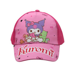 Gorra de béisbol de poliéster transpirable con estampado de anime Kuromi Melody para niños y niñas, con visera, para las cuatro estaciones - Product Image 4