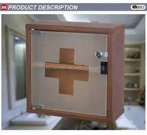 Modern Wall Mounted Stainless Steel Hospital Medicine Cabinet First Aid Box