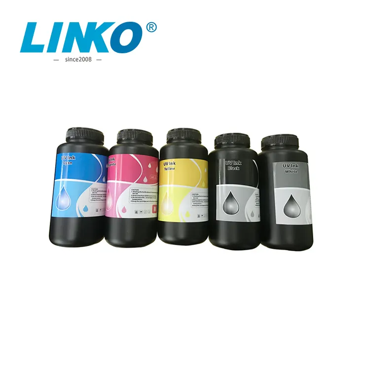 Linkou Hidup Warna Cairan Tinta Cetak Digital UV Tinta untuk Screen Printing Ink