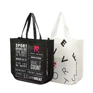 Sinh Thái Túi mua sắm biểu tượng tùy chỉnh không thấm nước Tote mua sắm túi góc cong nút bền PP nhiều lớp không dệt Túi - Product Image 3