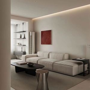 Muebles de Madera Modernos de Lujo, Diseño Contemporáneo, Mueble de Salón con TV Integrada, Personalización Completa para Hoteles y Apartamentos - Product Image 3