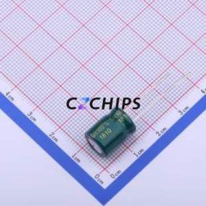 ตัวเก็บประจุแบบอิเล็กโทรไลต์อะลูมิเนียมแบบ Through-Hole รุ่น GR337M035G13RR0VL4FP0 ขนาด D10xL13 มม. 330uF 20% 35V 419mA-120Hz - Product Image 2