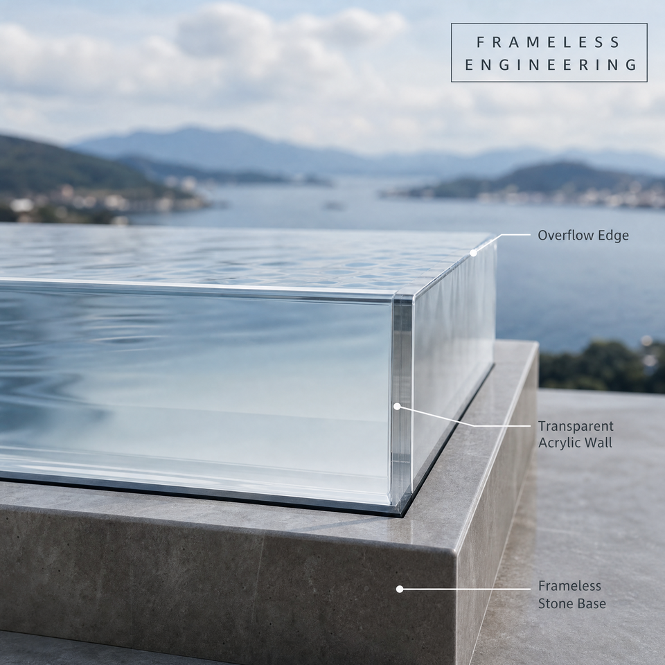 Factory Direct Custom Transparent Acrylic Swimming Pool Outdoor ...