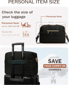 Bolsa de <span class=keywords><strong>Viaje</strong></span> Ligera para <span class=keywords><strong>Mujer</strong></span>, Tipo Duffel, con Cierre de Cremallera, Material de Poliéster, Tamaño M, para Fin de Semana o Viajes Cortos - Product Image 4