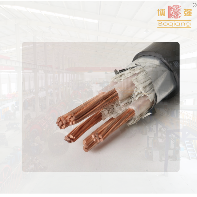 Customized Size 0.6/1KV Low Voltage Power Cable Copper Aluminum Core XLPE Insulated PVC Sheath Boqiang YJV/YJLV Series SWA