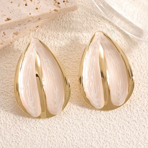 Pendientes Geométricos con Forma de Gota de Agua, Estilo Europeo y Americano, de Jingciren Boutique, Elegantes y Sencillos, con Caja de Regalo - Product Image 3
