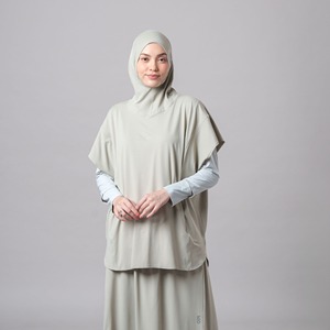 Voile instantané long de sport en gros pour femmes musulmanes, personnalisé, <span class=keywords><strong>anti</strong></span>-<span class=keywords><strong>UV</strong></span>, pour activités de plein air, sans manches - Product Image 4