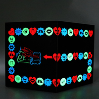 Cartes de poker fluorescentes personnalisées imprimées, 54 cartes certifiées CE, 63x88mm, finition lisse, jeu de cartes pour adultes, jeu de société pour couples