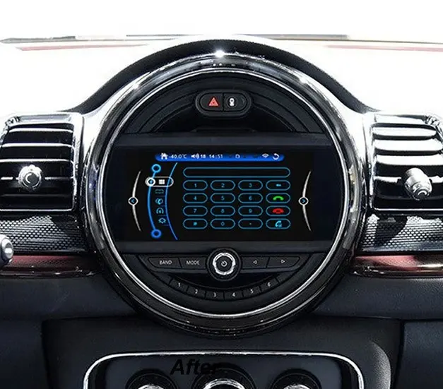 UPSZTEC 9 Inch Car Multimedia Player Android Audio Radio Stereo GPS For Mini One for Cooper S Hatch F55 F56 14-16 NBT EVO 2019-