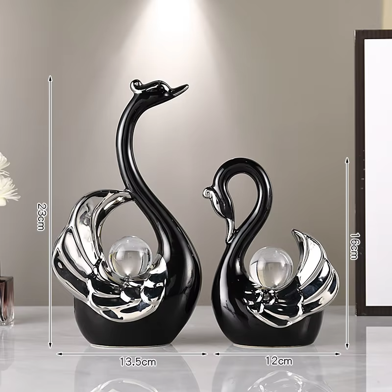 Swan pair black 693