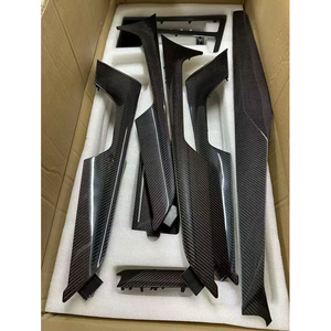 Juego de 8 Piezas de Fibra de Carbono Real para Interior OLIVER, Modificación y Mejora para Audi A6 A7 C8 2019-2025, Estilo RS6 RS7, China Continental - Product Image 1