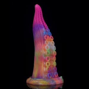 YOCY-pene luminoso de imitación de pulpo, tentáculos de fantasía de colores mezclados que brillan en la oscuridad, 2022 - Product Image 3