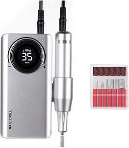 35000rpm Rechargeable Portable Manucure Nail Drill Machine Avec Drill Cutter Art Tool Pour Nail Salon - Product Image 2