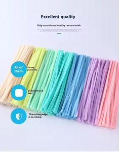 <span class=keywords><strong>Chenille</strong></span> Hastes DIY <span class=keywords><strong>Craft</strong></span> Supplies - Soft Bendable Fuzzy Sticks para Crianças Arte - Product Image 4