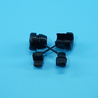 Clips Moldeados para Cables de Alimentación y Protectores de Cables, Transparentes/Verdes/Blancos/Negros, Organizadores de Cables de Plástico - Modelo 2P