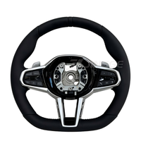 Volant en cuir LCI personnalisé Plug & Play compatible avec BMW Série 1 2 3 4 Z F10 F30 F40 F44 G20 G21 G22 G28 G29 G30 G38
