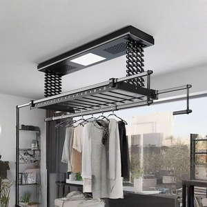 Smart Voice Control Ultra-thin Electric Clothes Drying Rack Automatic Lifting Balcony <b>Laundry</b> Rack - Product Image 2