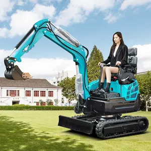 China Cheap Small Excavator Wholesale Micro Compact Mini Excavator 1 Ton 1.7T Selling Price With EPA/CE/EURO5 Engine