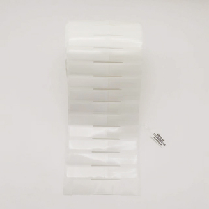 Màu trắng bóng + trong suốt vòng lặp hẹp thẻ đồ trang sức Giấy in nhãn 86x11mm truyền nhiệt mã vạch nhãn CuộN 3.5 "x 0.437" - Product Image 2