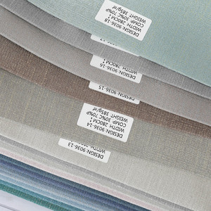 Benutzer definierte Größe Ripple Fold Typ Blackout und schiere Hotel Drapery Fix-Plissee feuerfesten Vorhang - Product Image 6