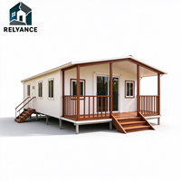 Conteneur habitable, conteneur plat, conteneur de transport, conteneur de stockage, conteneur de bureau sur chantier, résistant aux ouragans, étanche, taille personnalisée avec terrasse