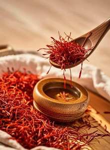 خيوط زعفران طبيعية عالية الجودة ممتازة ، توابل أعشاب مجففة للطبخ والفوائد الصحية - Product Image 3