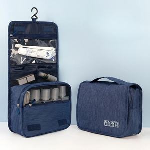 Bolsa de Aseo Plegable Ecológica al por Mayor, Organizador Colgante para Baño, Estuche de Maquillaje de Viaje con Separación en Seco y Húmedo, Portátil - Product Image 6