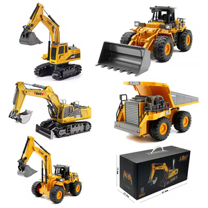 Trẻ Em Máy Xúc Đồ Chơi Bền An Toàn Xây Dựng Xe <span class=keywords><strong>RC</strong></span> Kỹ Thuật Điều Khiển Từ Xa Xe Tải Hoàn Hảo Món Quà Giáng Sinh Cho Trẻ Mới Biết Đi - Product Image 6