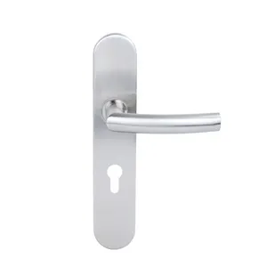 Hot Selling Factory Zinc Alloy Plate Handle For Interior Doors