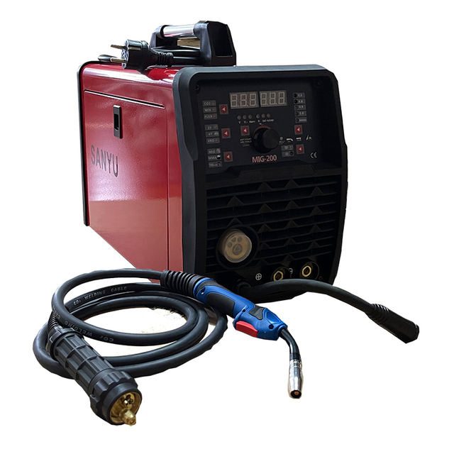 MIG/TIG/MMA Inverter Welding Machine MIG-200 Welders Multi Function Digital Pulse MIG  Welders Multi Function Welder