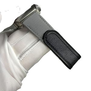 Montre automatique pour homme de haute qualité personnalisée, boîtier en alliage de titane, montre mécanique, bracelet en tissu ou en cuir - Product Image 6