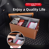 Organisateur de coffre de voiture, boîte de rangement pour coffre, boîte de rangement pour SUV, berlines, grande capacité, résistant, imperméable, multi-compartiments