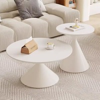 Ensemble de tables basses rondes modernes en gros – Meubles de salon minimalistes écologiques pour la décoration de la maison et des hôtels