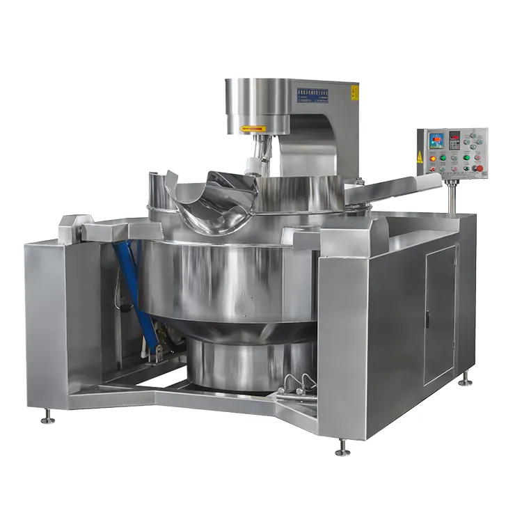 Ce Goedgekeurd Automatische Gas Elektrische Chili Saus Industriële Voedsel Koken Mixer Machine Fabriek