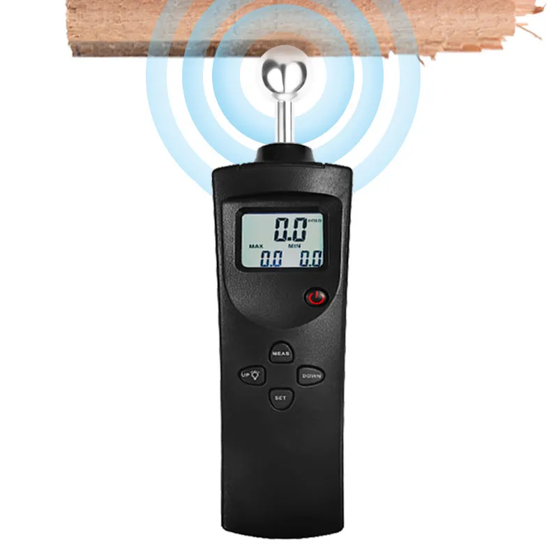 Portable Digital Lcd Display Non Contact Wood Testing Instrument Humidity Wood Moisture Meter Tester