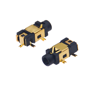 Prise audio PJ-209 2,5 mm, montage SMT 5 broches avec contacts plaqués or pour PC/ordinateur, connecteur femelle à montage en surface - Product Image 1