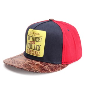 <b>Snapback</b> <b>Cap</b> Unisex Polyester Cotton Canvas Contrast Color Flat Brim Casual Streetwear Hat - Product Image 1