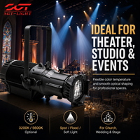 Projecteur LED étanche 300W bicolore, lumière de suivi, lumière de remplissage, projecteur en aluminium moulé IP65 DMX512 pour scène et spectacle automobile
