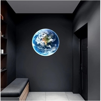 Applique murale 3d en forme de lune, luminaire décoratif d'intérieur, luminaire décoratif d'intérieur, idéal pour une chambre à coucher