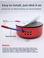 Dispositif d'extinction d'incendie compact en aérosol, sans résidu, système de suppression d'incendie automatique pour petits appareils électriques