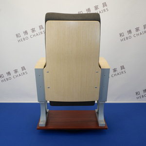 Chaise d'auditorium Manwa Expo HB665-2 grise avec accoudoirs pour hôpital et école - Product Image 3