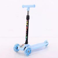 Lampu led anak perempuan, 3 roda anak perempuan skuter kaki murah anak-anak bayi skuter anak-anak permainan rumah pintar skuter